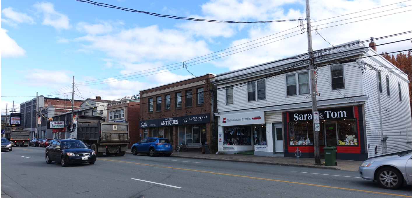 Halifax’s Quinpool Road is an eclectic mix of old and new “mom and pop” shops.