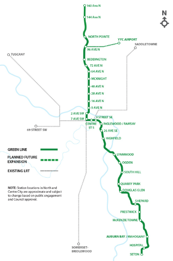 The new Green Line will add a new dimension to the Centre City as it passes underground through downtown.