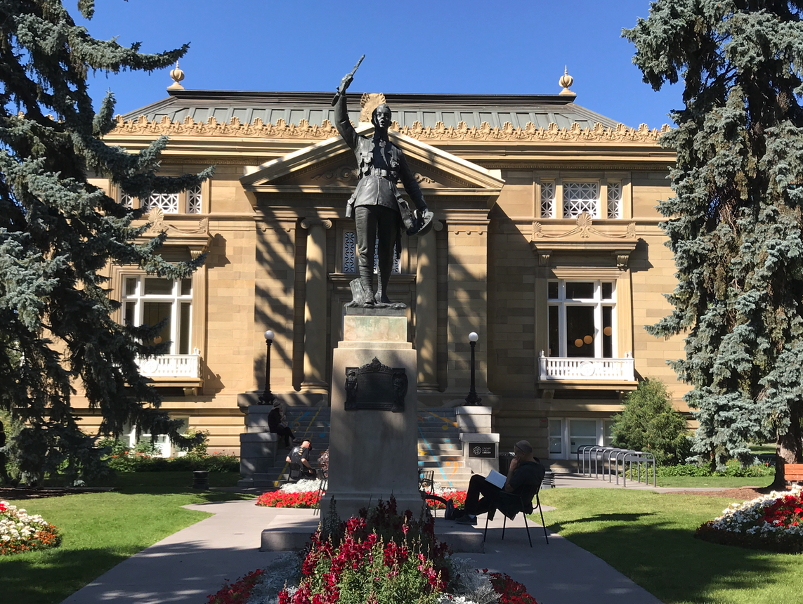 Memorial Park Library opened in 1912 is a Carnegie Library.