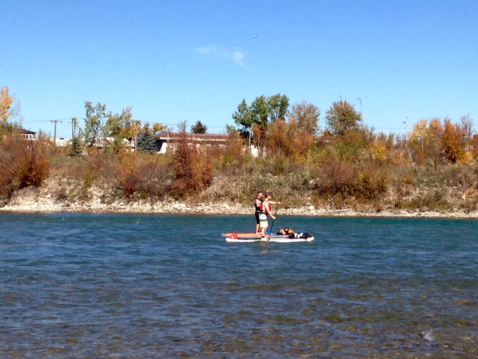 Or you can go for a leisurely paddle along with the Bow or Elbow Rivers.