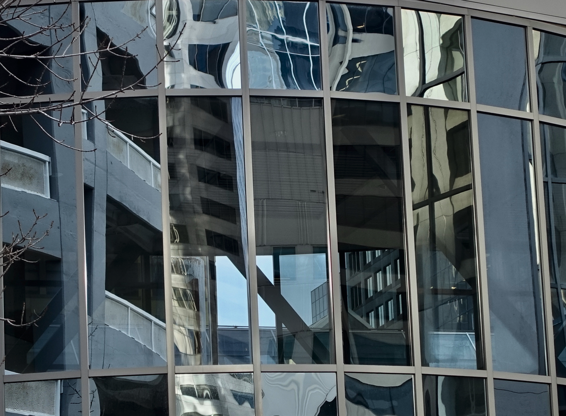 Speaking of windows, I love the giant abstract / surrealistic art created by the reflections in glass facades of contemporary office towers every time I wander downtown. They are like giant Dali paintings.