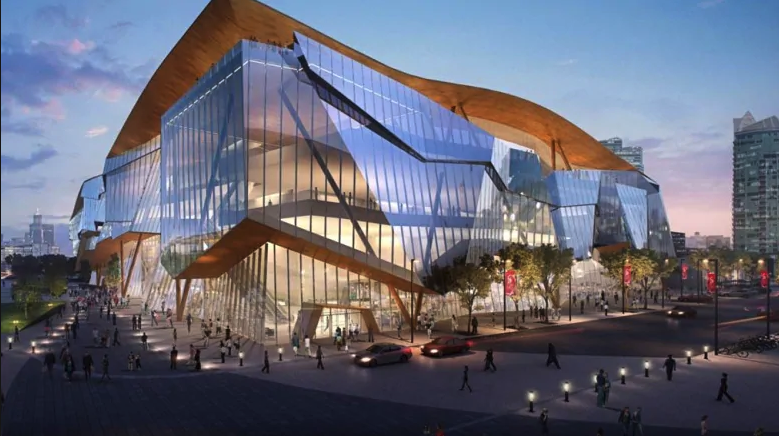 Concept drawing for new BMO Convention / Event Centre at Stampede Park. Construction could begin in 2019.