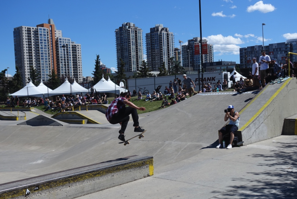 Calgary is his home to one of the world’s largest public skate parks.