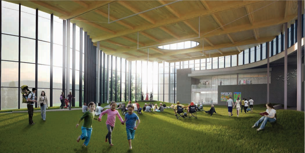 VIVO expansion plans include an indoor park with playground and field for casual play and relaxation by all ages.