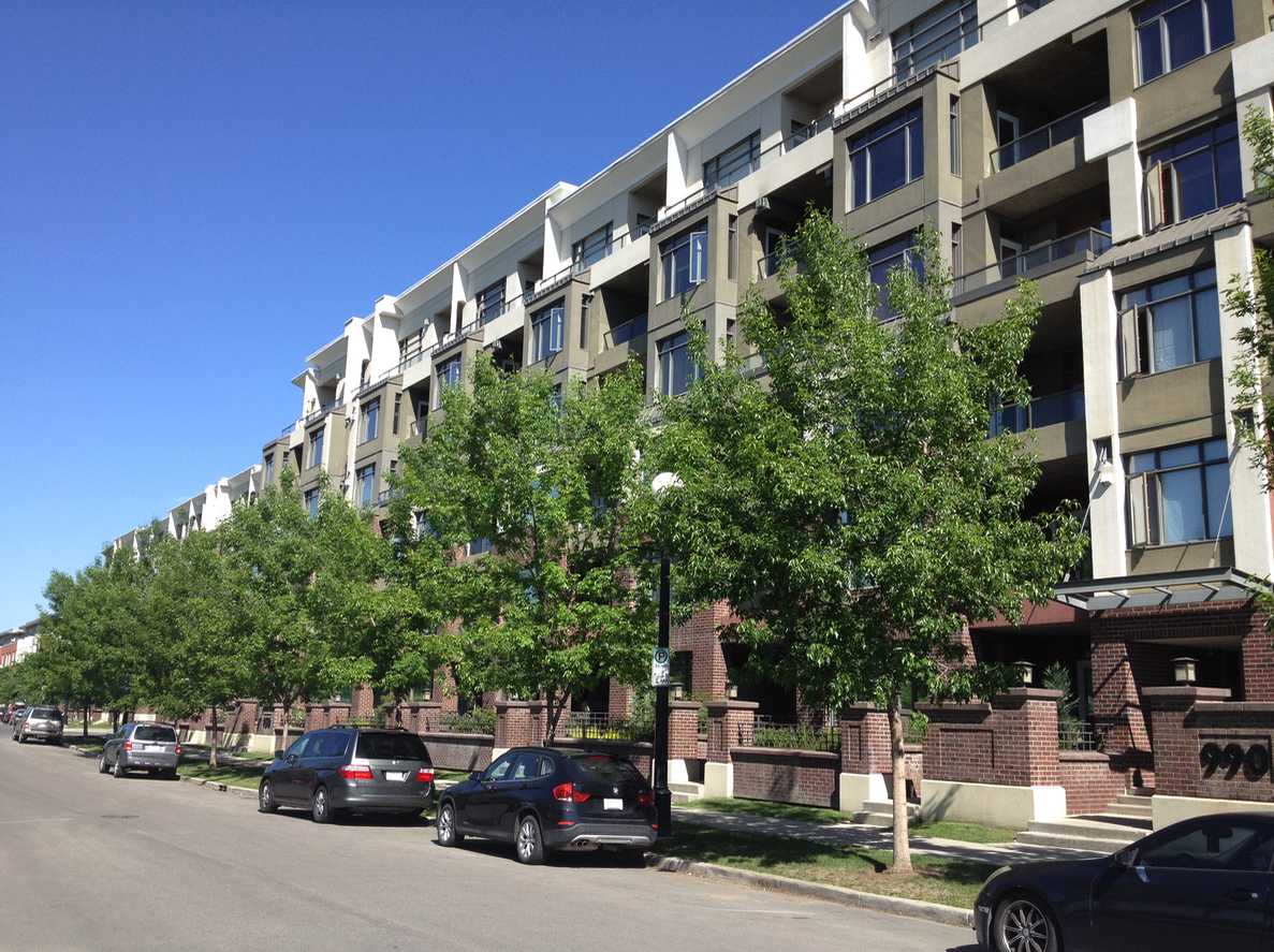 This new tree lined street mixes easily with the other single family home streets with their century old tree canopies.
