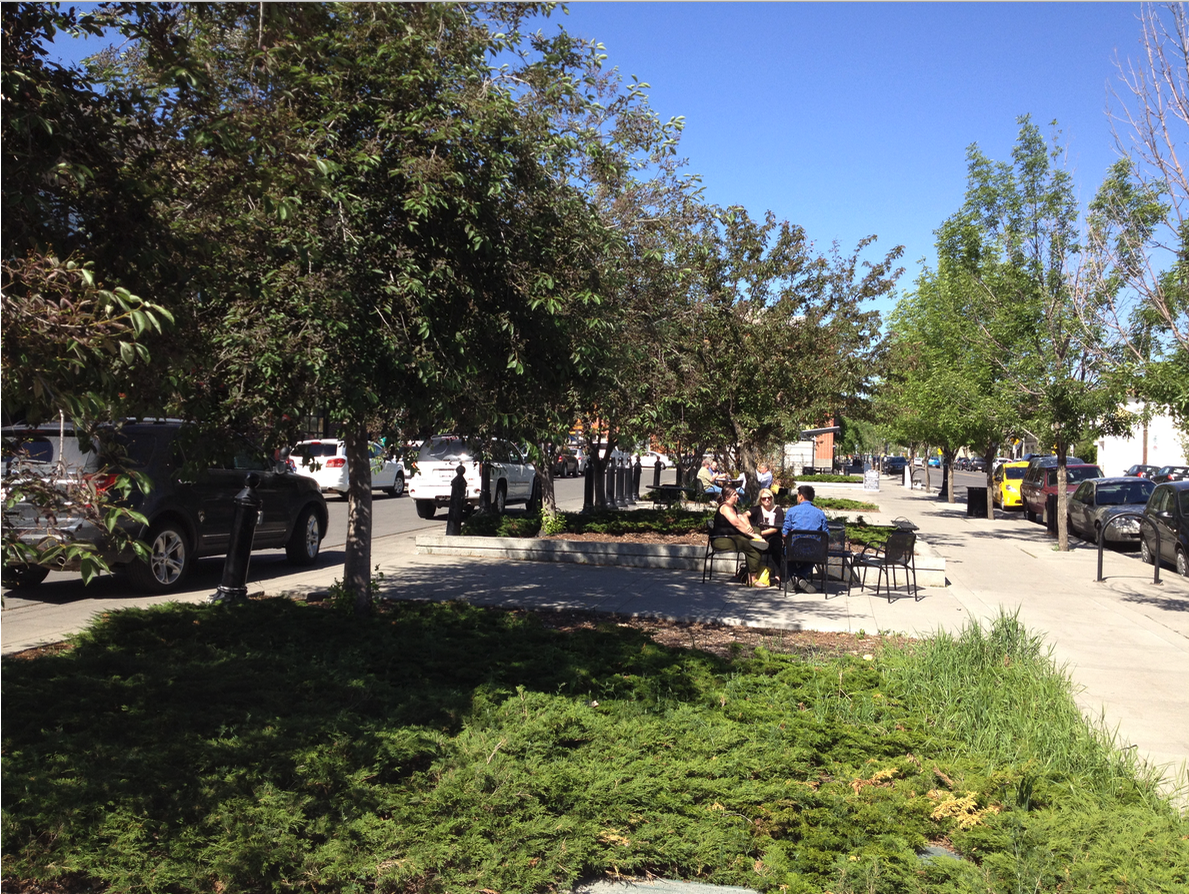 The Bridges Main Street enhancements have created an inviting gathering place.