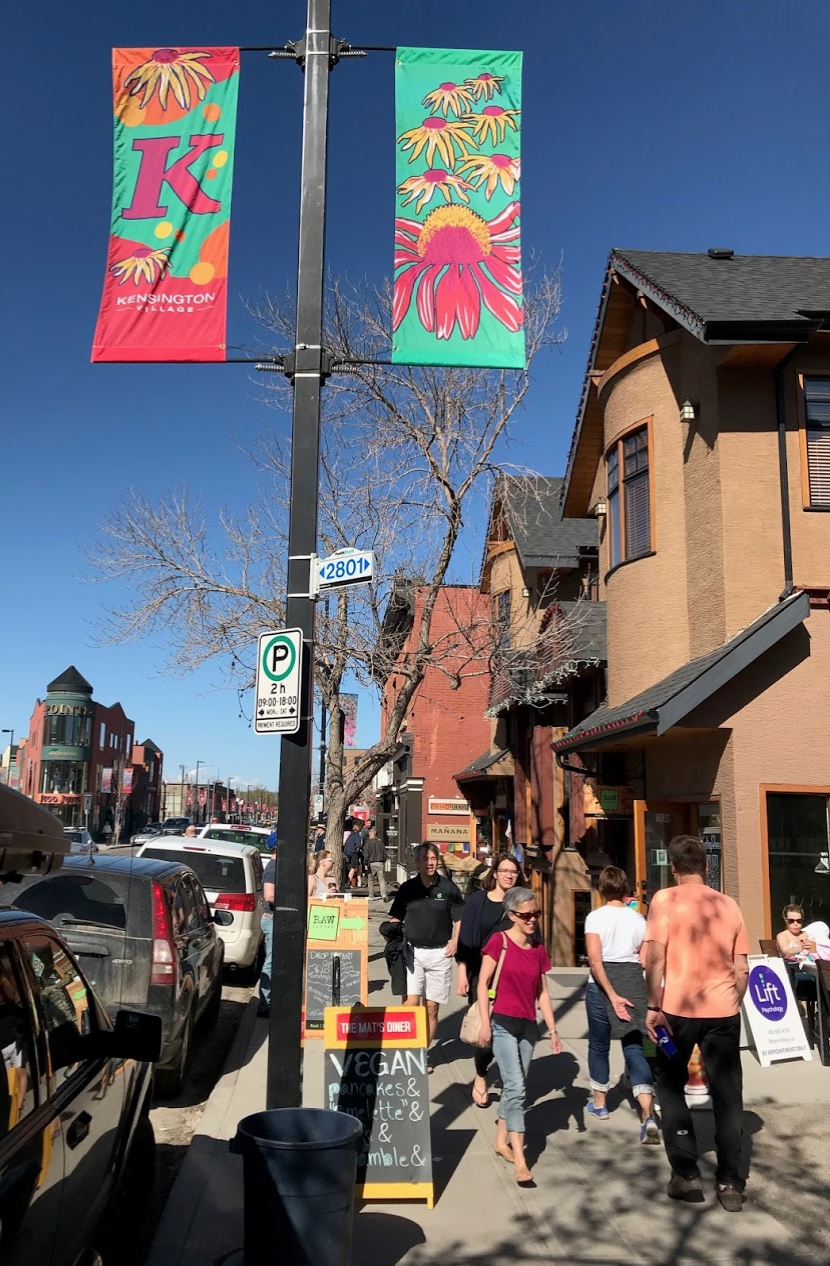 Edmonton also doesn’t have anything to match Caglary’s Kensington Village with its new condos and animated sidewalks.