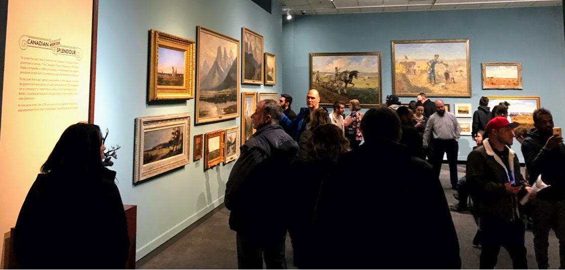 At any given time the Glenbow’s second floor art gallery offers several exhibitions on different aspect of the visual arts, from historical to contemporary.