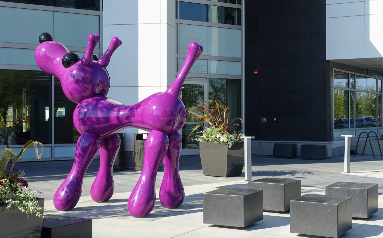 Boney in SETON is just one of dozens of public artworks commissioned by Calgary housing developers as part of branding their new community or new condo development as fun and unique.