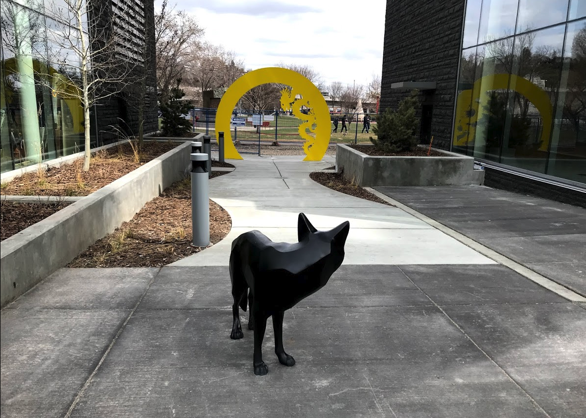 The latest piece of condo developer commissioned public art is located at Anthem’s Waterfront condo project along a pedestrian pathway that links the project to Sien Lok Park where there are several other public artworks.