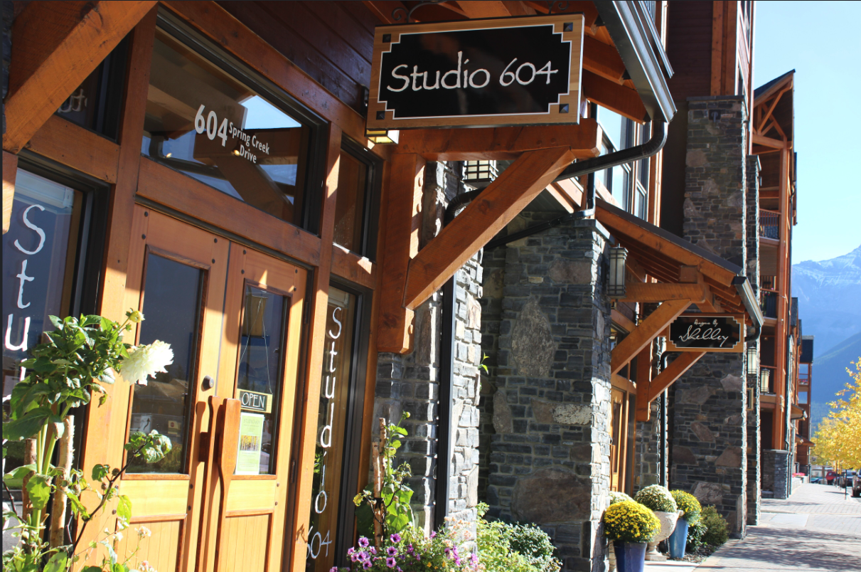 Many of the Spring Creek condos have shops at street level.