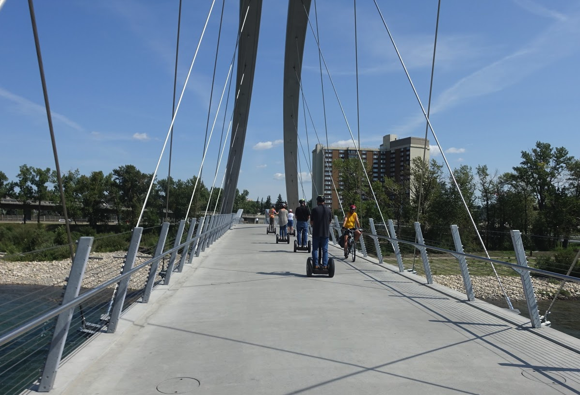 East Village pedestrian bridge