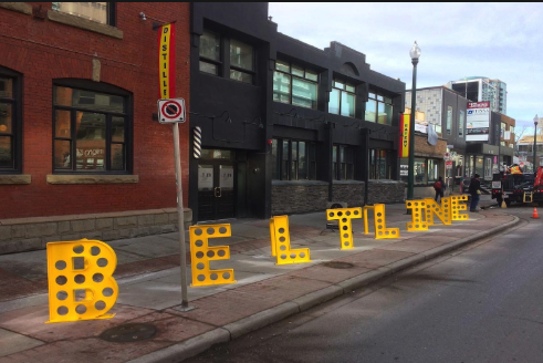 Calgary’s Beltline also has funky bike racks.