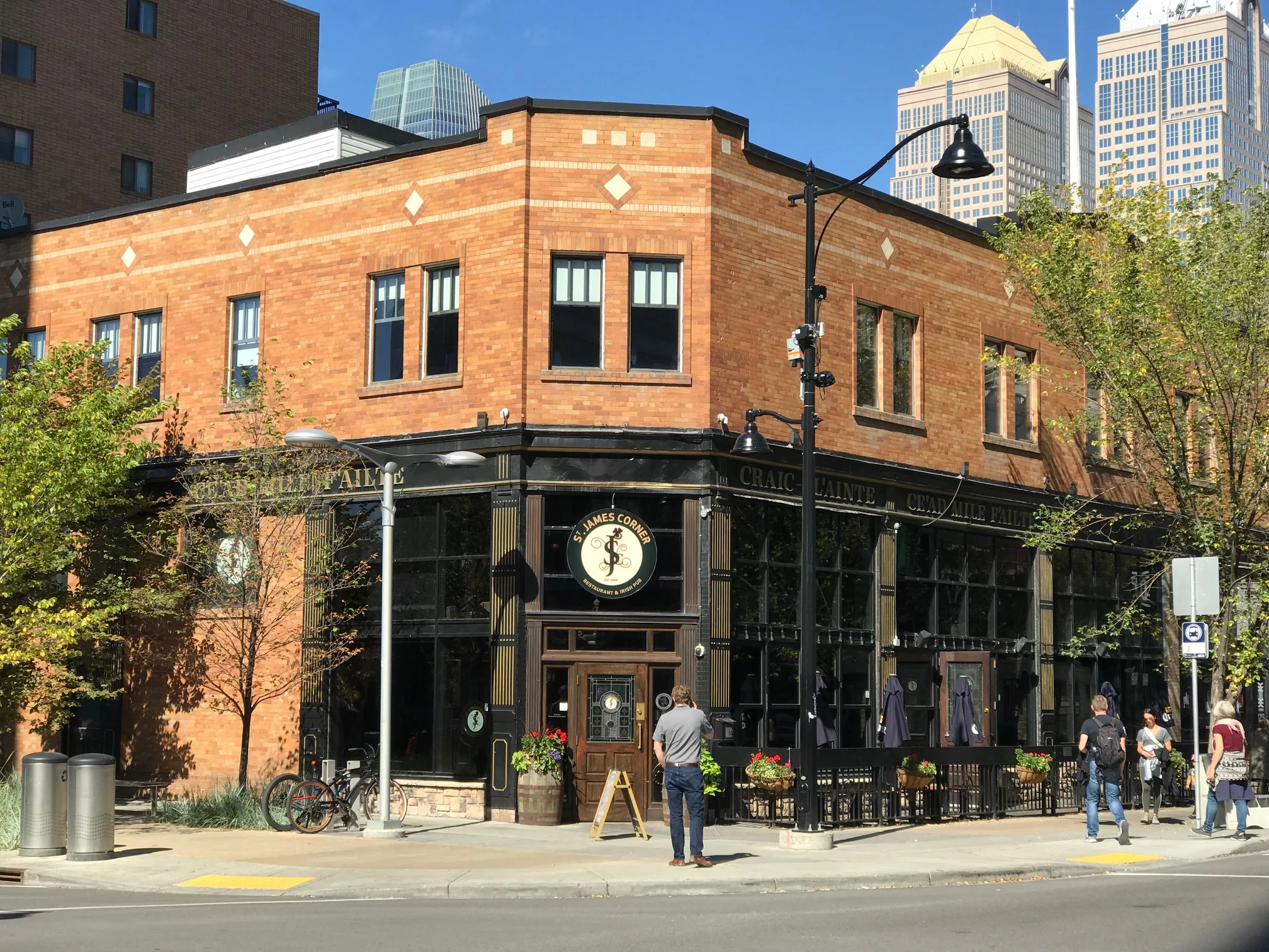 The Beltine has several pedestrian oriented main streets with pubs, patios, shops and restaurants.