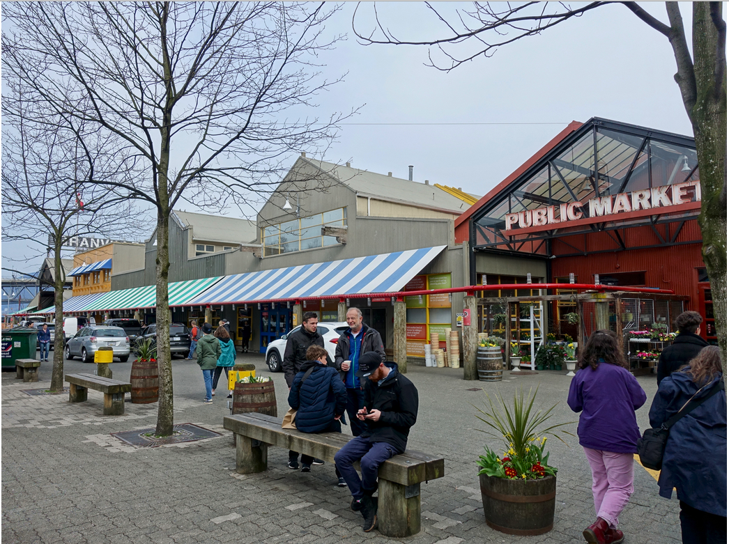 The Public Market on Granville Island is just one of dozens of tourist attractions on the site.