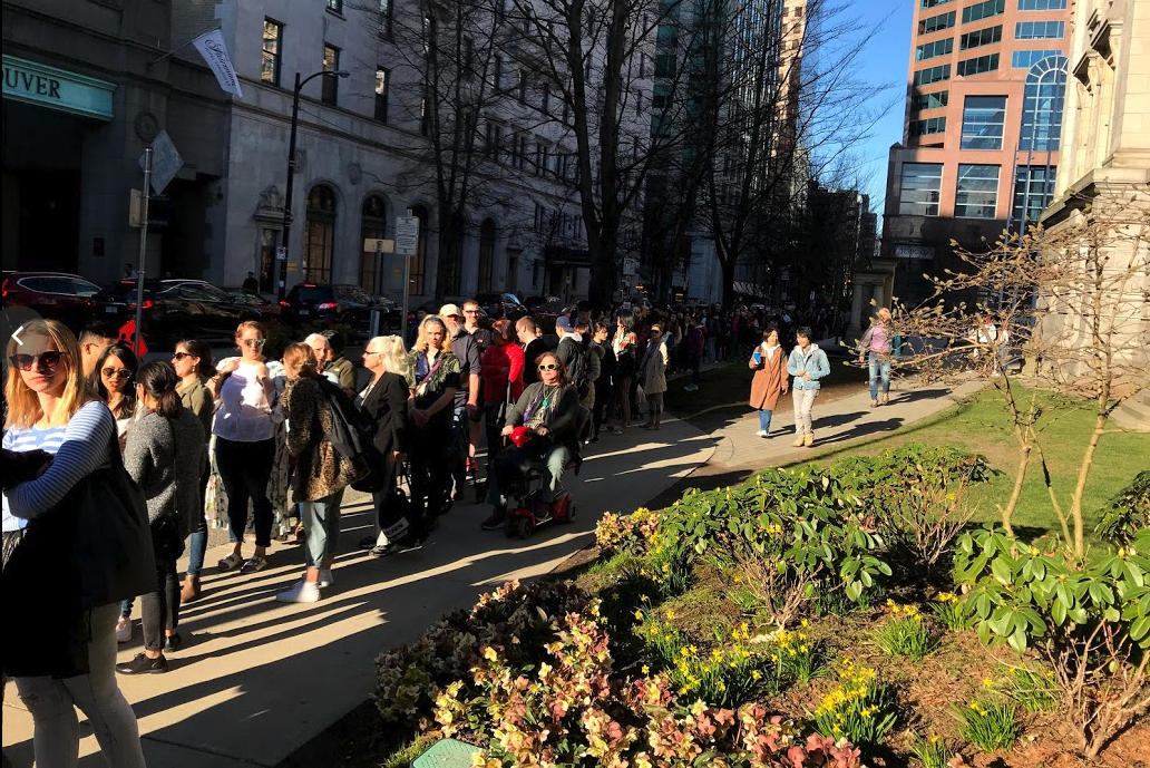 They are lined up out the door and down the street on Tuesdays afternoons waiting for 5 pm when admission is by donation.
