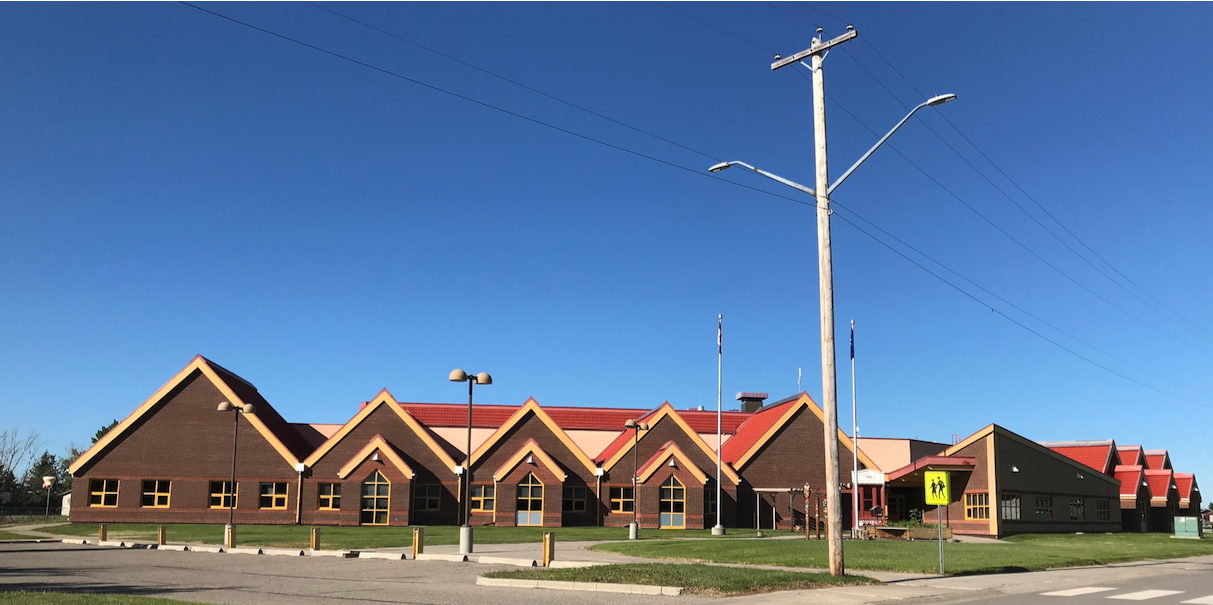 The architecture of the Carseland School reminded me of the old wooden grain sheds that dot the prairies.