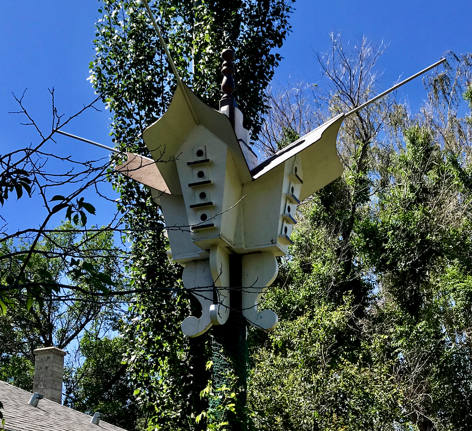Next stop Champion (population 317) where we found this enchanting birdhouse on one the side streets.