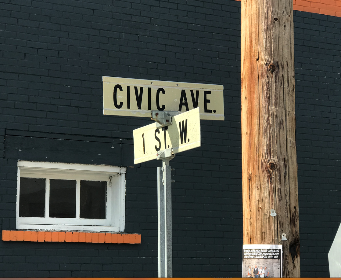 I have never seen a Civic Ave in any town or city before.