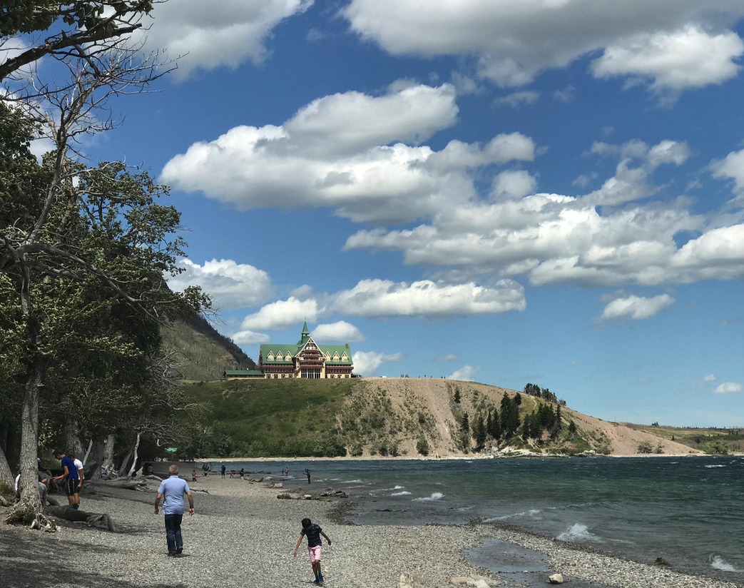 Next stop Waterton (population 104) and the majestic Prince of Wales hotel.