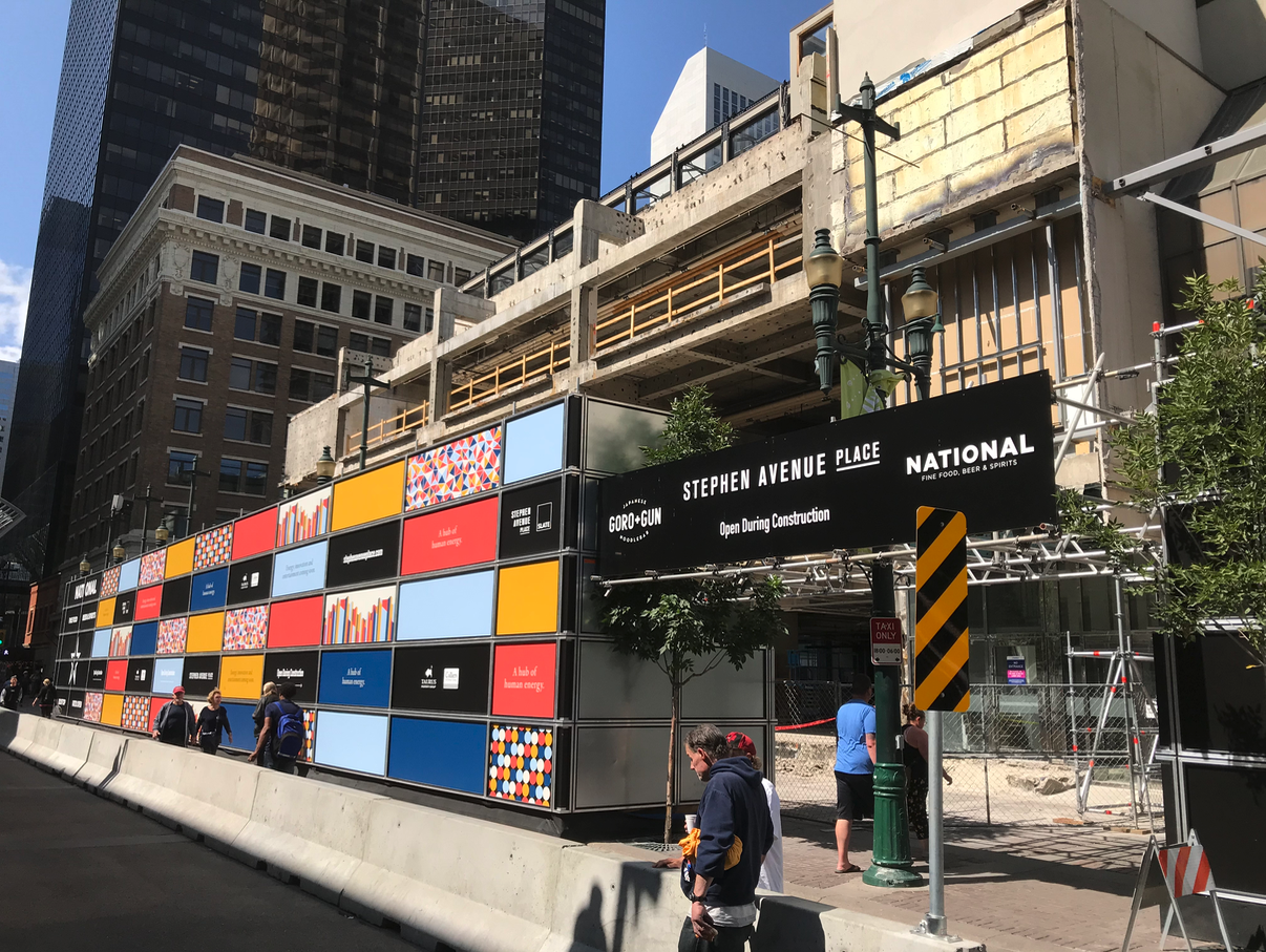 Stephen Avenue needs more unique things to see and do which hopefully with happen with the mega makeover of the old Scotia Bank pavillion a the corner of 2nd street.