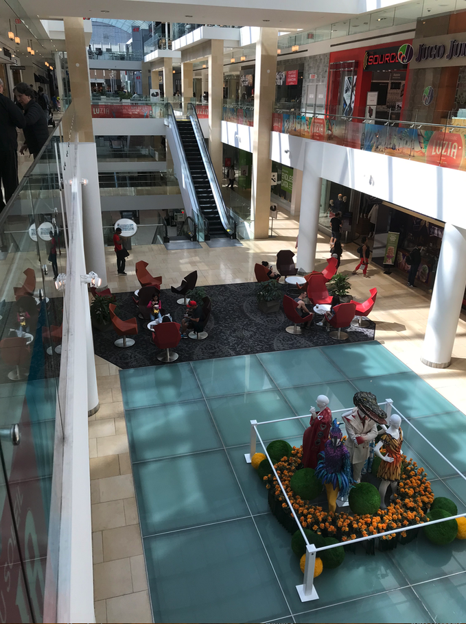 This is The CORE shopping centre on a summer Saturday afternoon. Not exactly a busy place.