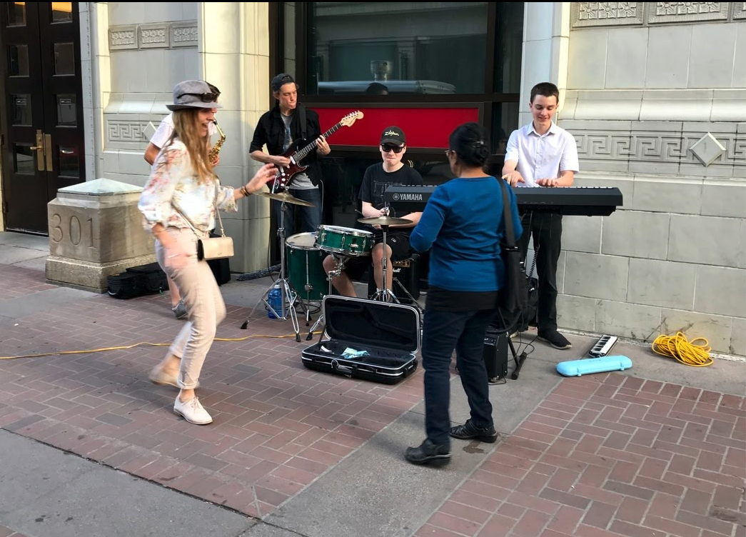 Stephen Avenue needs more small live music venues and street performers.