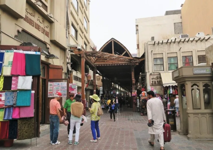 Dubai’s old town’s souk continues to thrive even with all of the new developments.