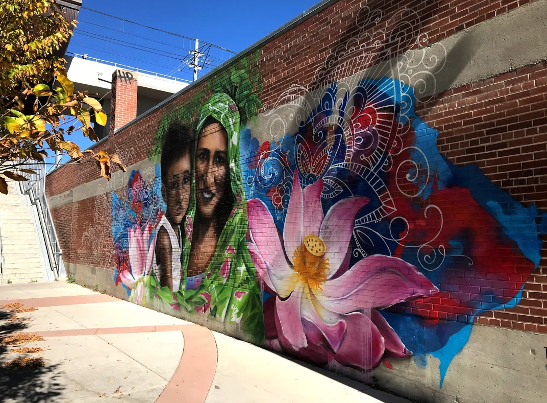 New mural at the Sunalta LRT Station