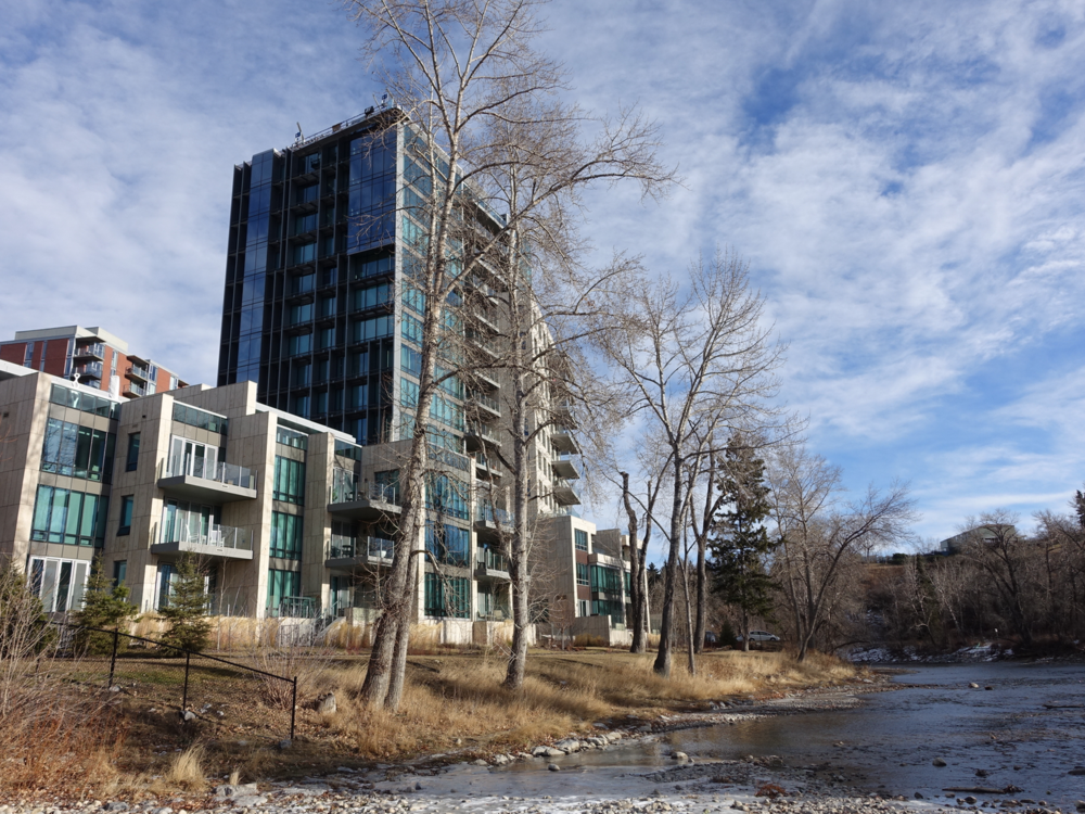 It is also home to multi-million dollar waterfront condos along the Elbow River.