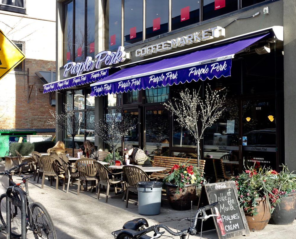 Purple Perk is one of Calgary's signature independent cafes.