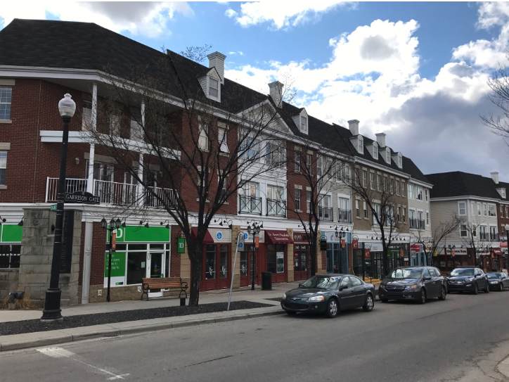 Gradually the streets of Marda Loop are being populated with main floor retail and residential or offices above.