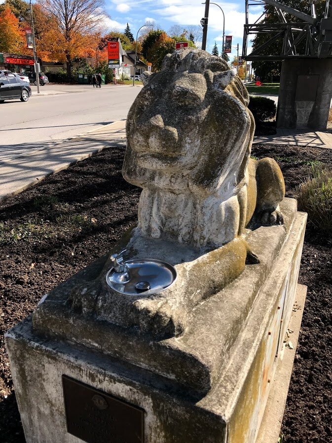 I love public drinking fountains, sometimes called “bubblers.” (Clinton)
