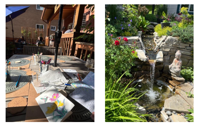 Fun-Filled Backyard Garden and Art Bar in Calgary