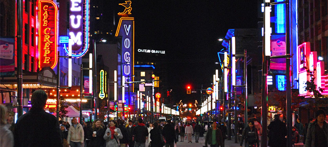Weekend Trips to Canada’s Entertainment Districts