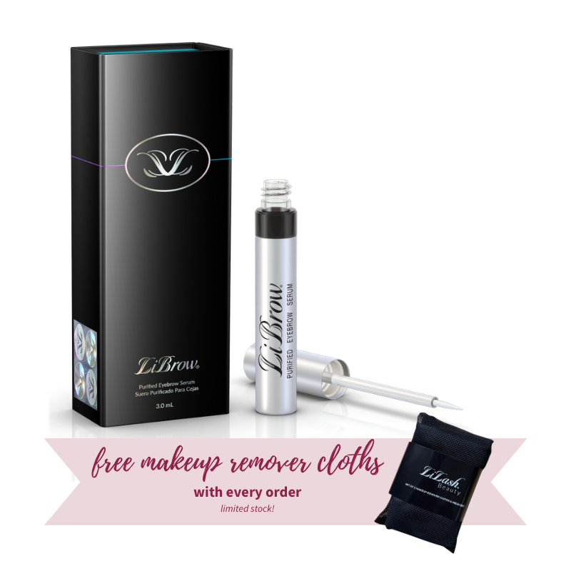 free makeup remover cloths with every serum