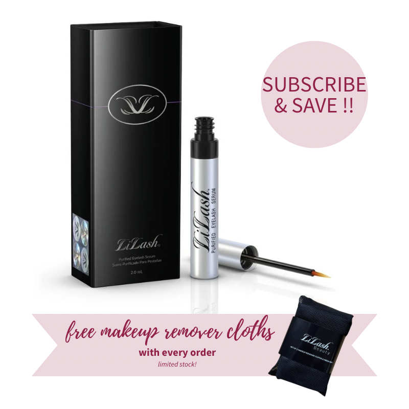 free makeup remover cloths with every serum