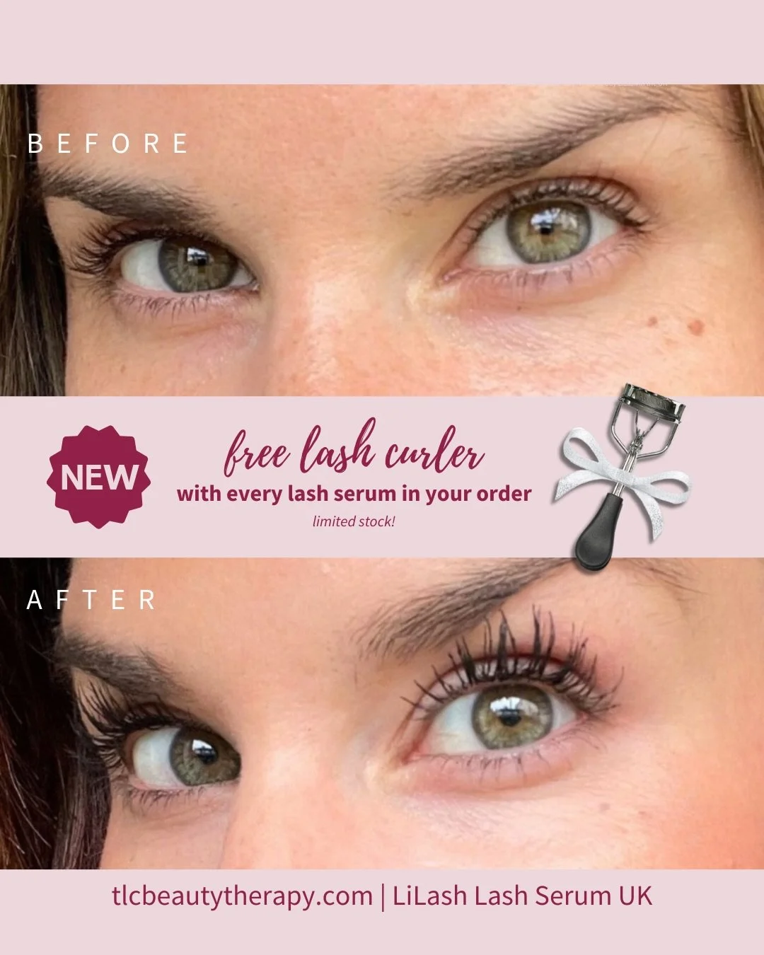 Start the New Year with confidence and our free gift offer!

To help you get started with your brow and lash goals this year, I&rsquo;m adding a free gift with every purchase.

🎁FREE lash curler with every lash serum
 
🎁FREE  brows spoolie with eve