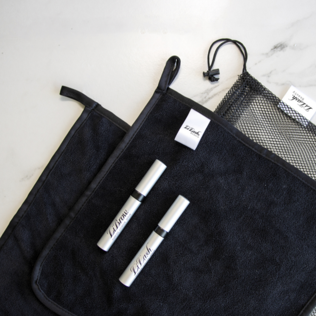 LiLash Microfibre Face Cloths Twin Pack * Serums not included