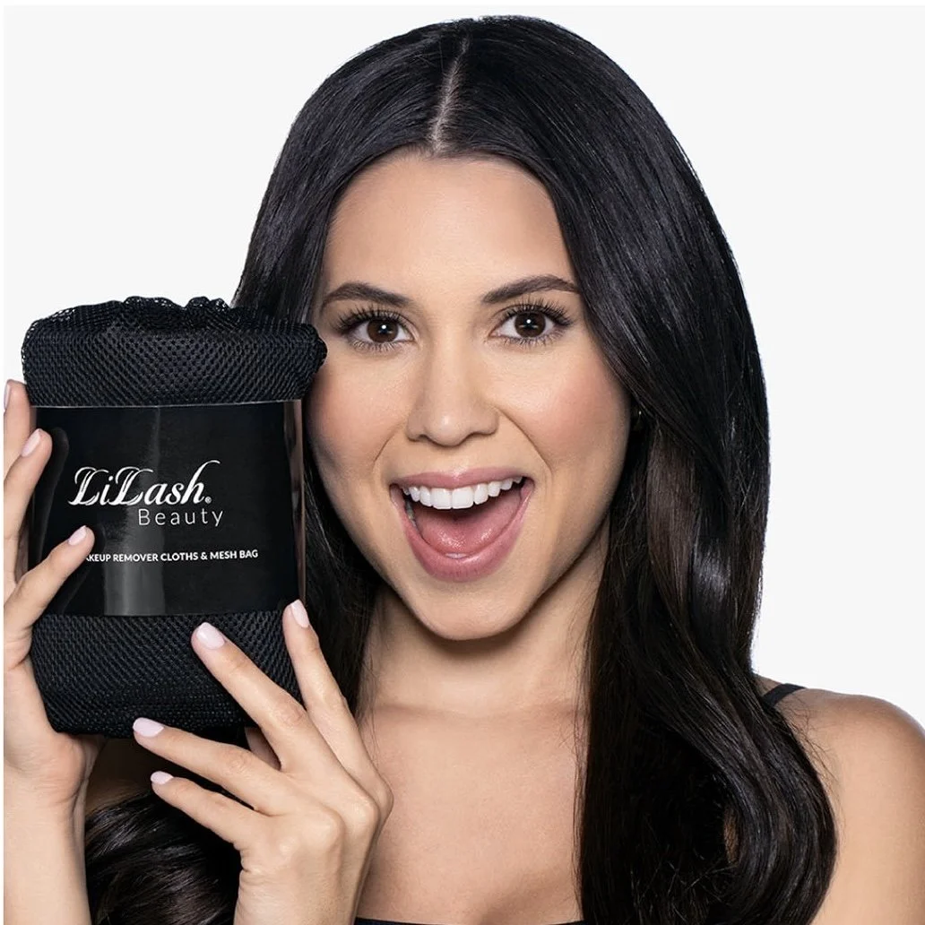 LiLash Microfibre Face Cloths Twin Pack