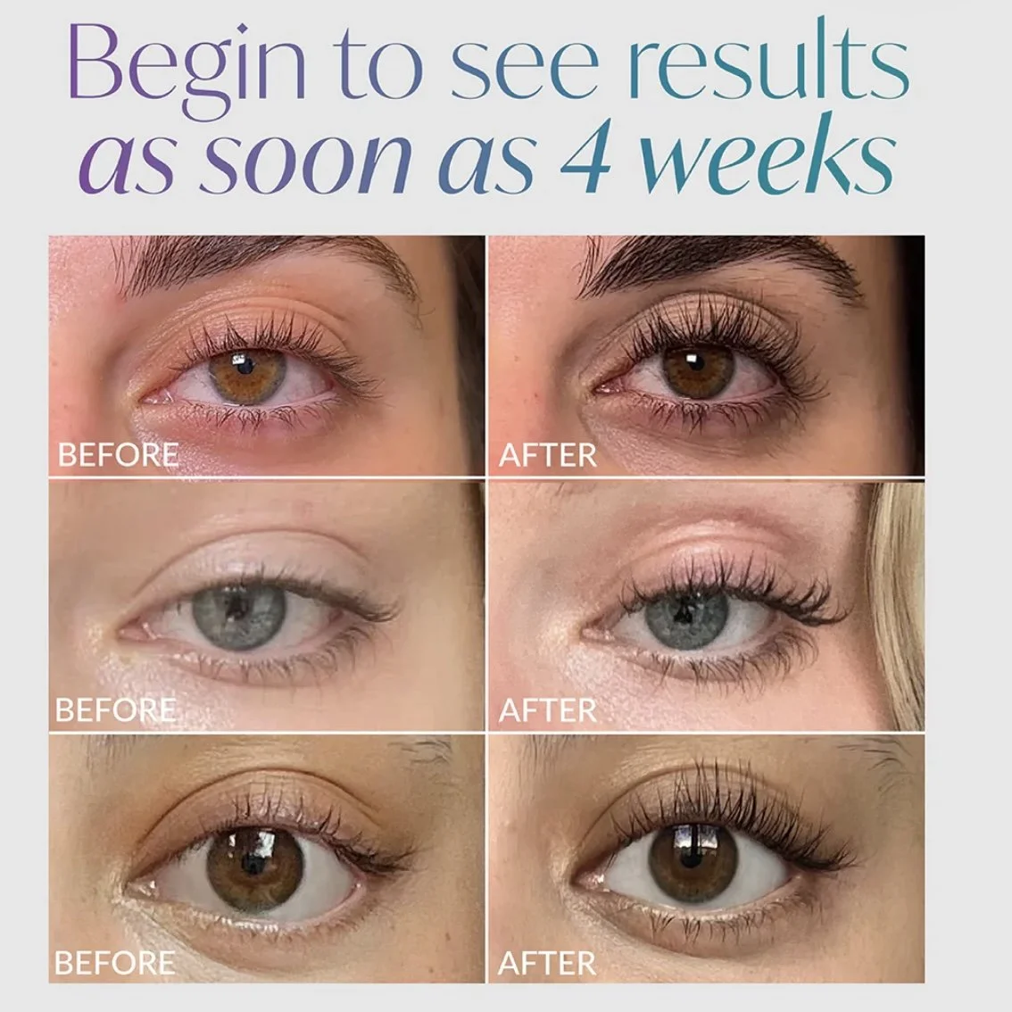 LiLash Purified Eyelash Serum results