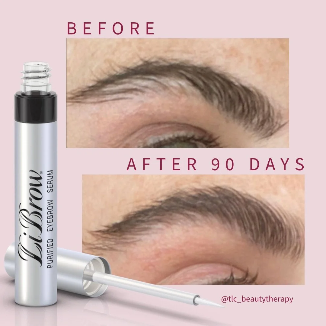 LiBrow Brow Serum before and after results