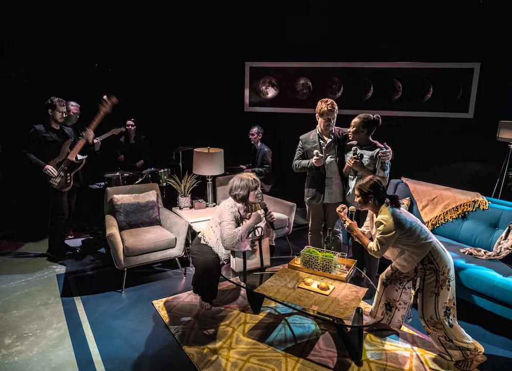MUSIC MUSIC LIFE DEATH MUSIC: Tyler Emond (bass), Joshua Skye Engel (guitar), Lynette Gillis (drums), Adam Seelig (piano), Theresa Tova, Richard Harte, Sierra Holder and Jennifer Villaverde (Photo: Yuri Dojc)