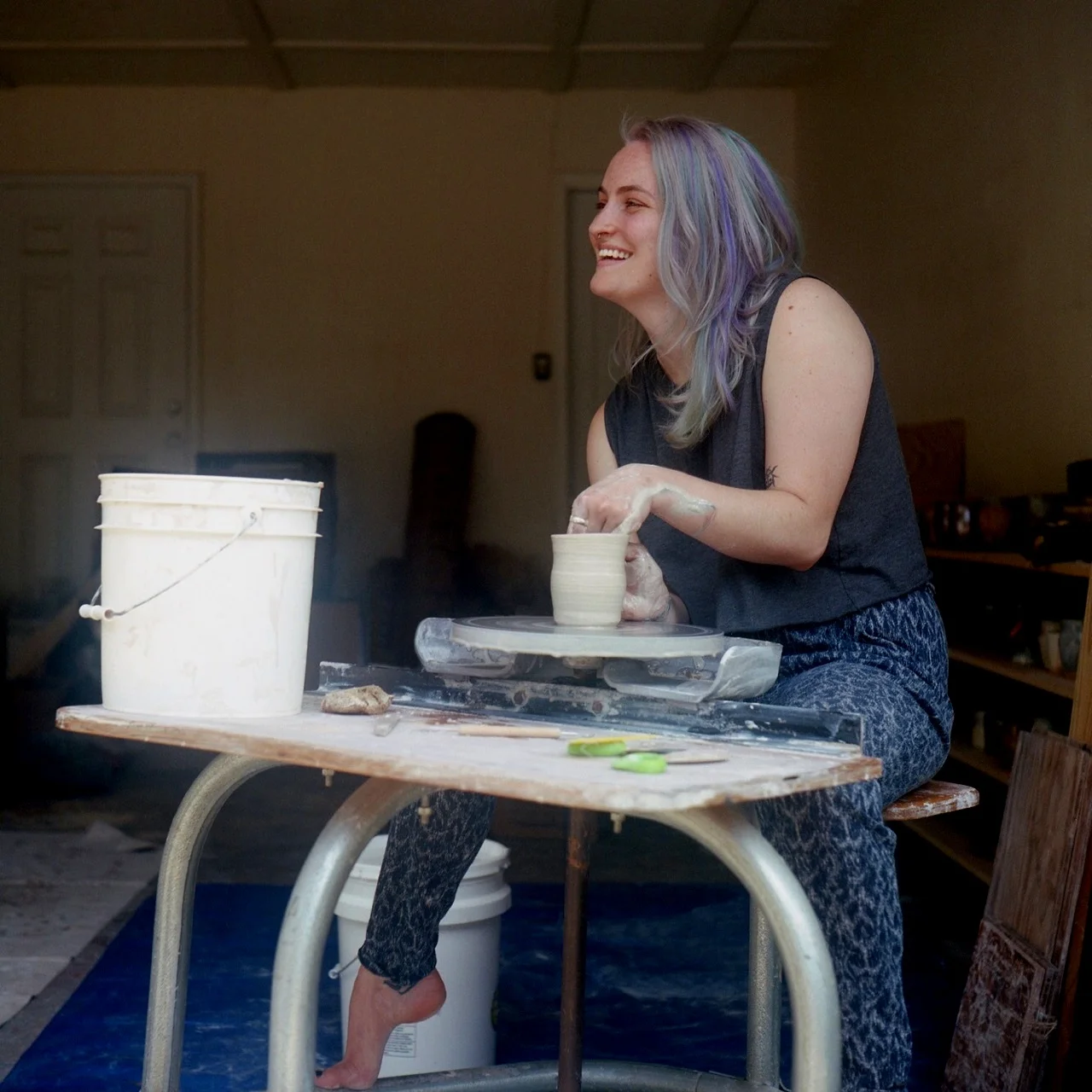 Zoe Daniel Zoe Daniel is an elementary art teacher by day and potter by night. She studied Scientific Illustration at the University of Georgia but quickly realized she needed to start spreading her love of art to others. Zoe’s pottery is not only meant to be used but to spread awareness. She utilizes her Scientific Illustration chops to create 2 main series in her work. The first explores important pollinators, like bees, in an effort to get people thinking about how much the world needs pollinators to survive. A portion of the profits from this series goes to Greenpeace to help with their bee saving efforts. The second series focuses on National Parks, mainly Yellowstone. She draws animals that are being hurt by policies that are removing protections from Yellowstone. A portion of those profits goes to the National Parks Conservation Association. Find more of Zoe’s work: wormwoodandhoneypottery.com & https://www.instagram.com/wormwoodandhoneypottery/ & @wormwoodandhoneypottery on Facebook