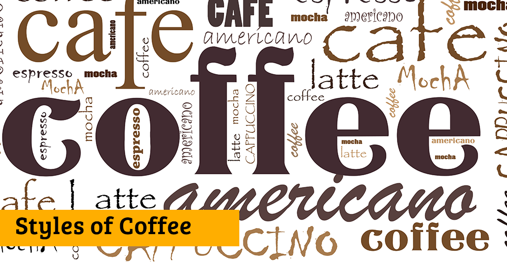 Styles of Coffee Banner