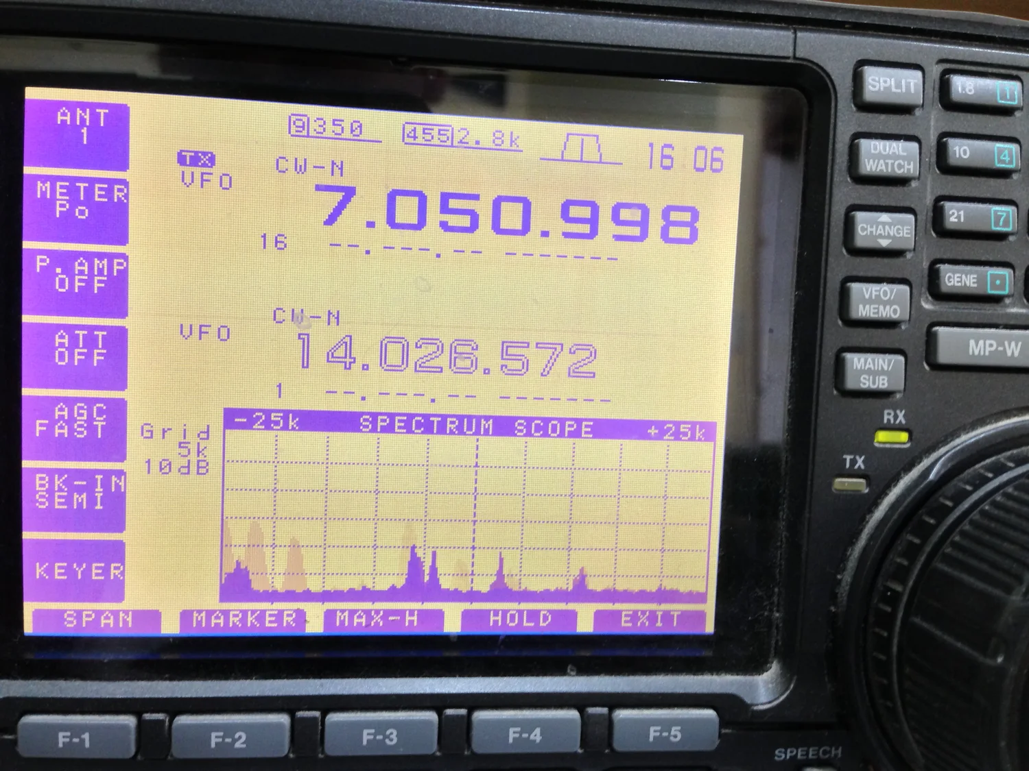 iPhone photo - IC756 for CW ops