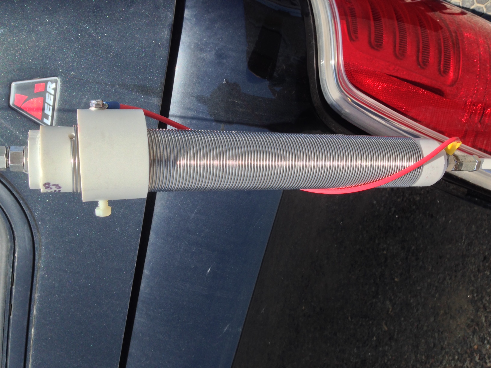 Wolf River Coil for 10-80m setup for 17m (The untapped coil has about 83uH of inductance)