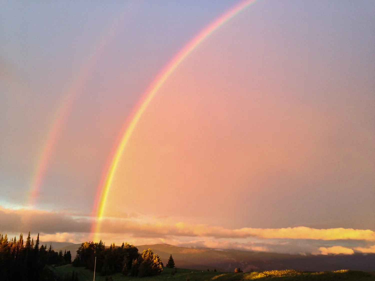 Did I mention the rainbows after brief rain showers