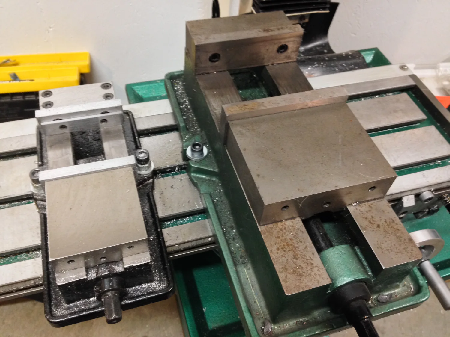 Added the 5" vise temporarily for this project