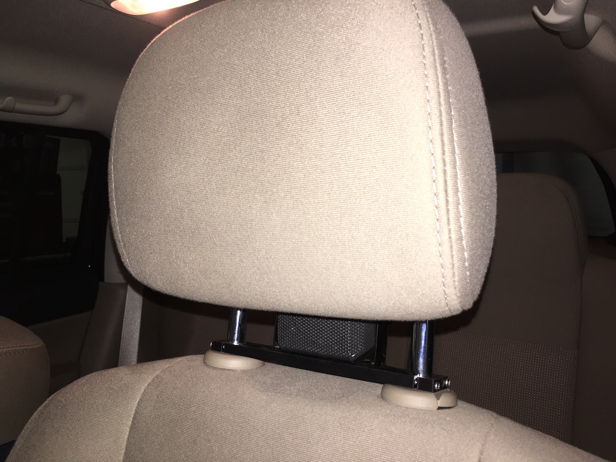 Here it is installed in my Jeep Patriot. Unless you were looking for it most people would never even know that it is there.